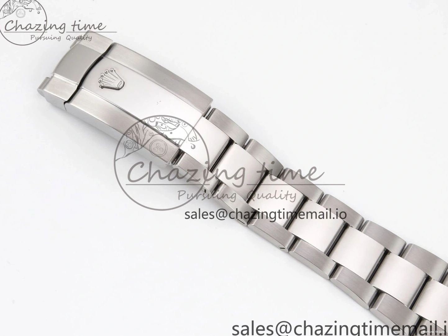0509 GoodFit DateJust 41 126334 EWEF Best Edition Gray Dial Green Roman on Oyster Bracelet A 1054